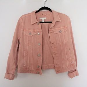 Pink H&M Denim Jacket
